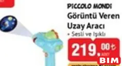 PİCCOLO MONDİ OYUNCAK GÖRÜNTÜ VEREN UZAY ARACI